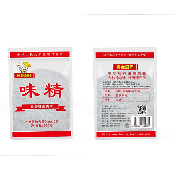 黄金厨师味精红袋400g